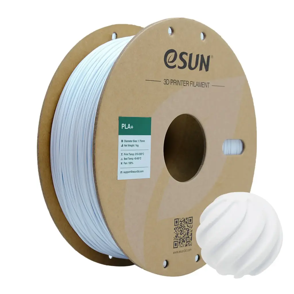 eSun PLA+ - 3D printing filament - 1.75 mm (1Kg) - Cold White