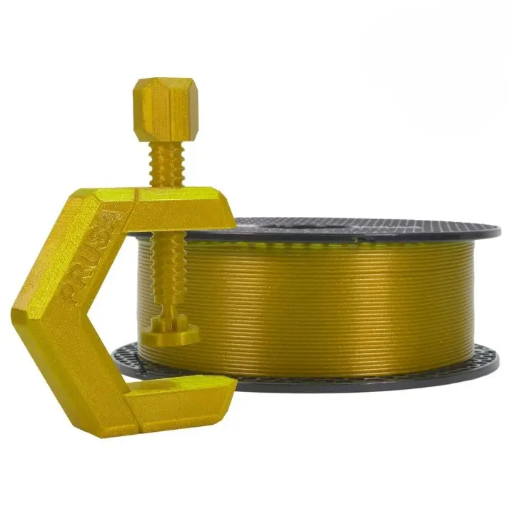 Prusa PETG (NFC) - Filamento para impresion 3D - 1,75mm (1Kg) – Oro amarillo