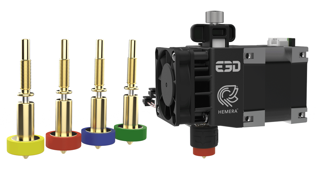 E3D RapidChange Revo™ Hemera - 1,75 mm, kit de 24 V totalmente cargado