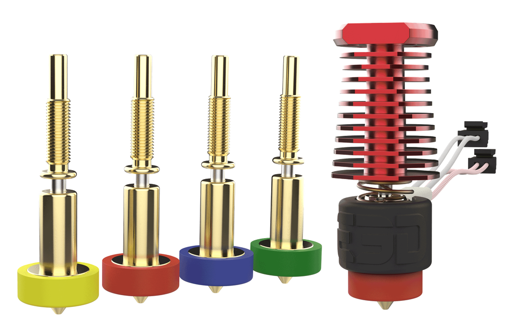 E3D RapidChange Revo™ Voron - Kit de boquillas totalmente equipadas de 1,75 mm y 24 V.