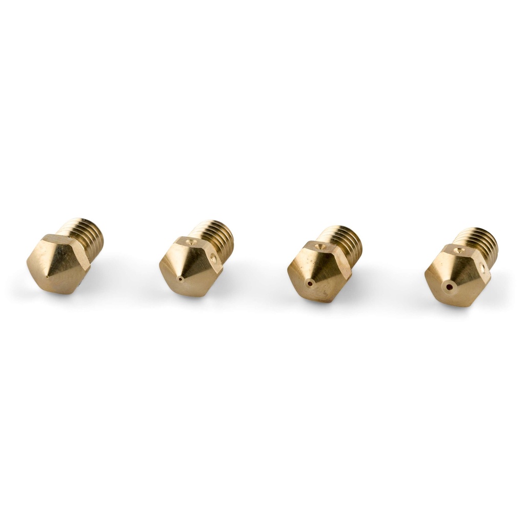 Boquilla de latón RepRap M6 de tamaño mixto - 1,75 mm - 4 unidades