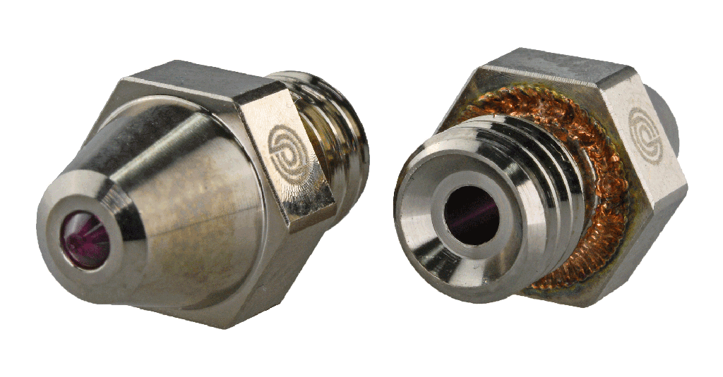 PrimaCreator Raise3D Pro2 Plated Copper Ruby Nozzle 0,4 mm - 1 pcs