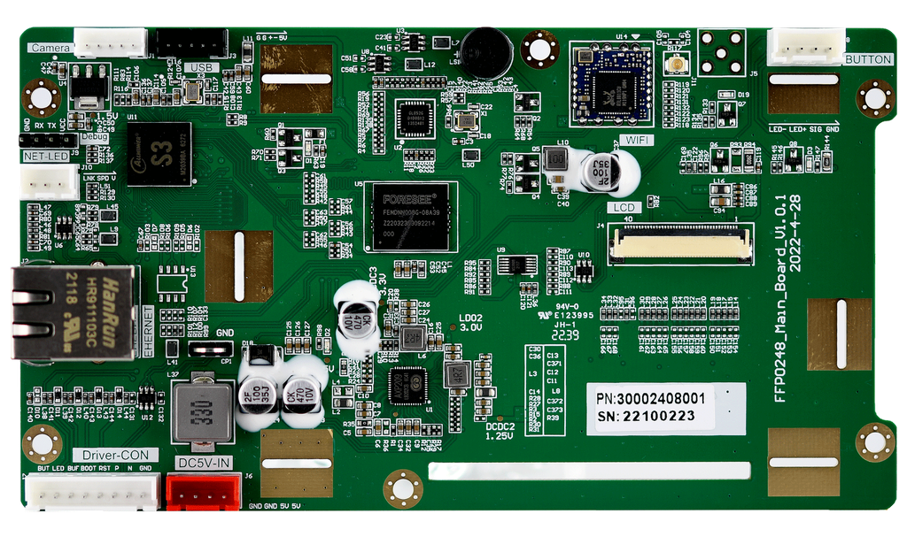 Tablero principal de Flashforge Guider 3