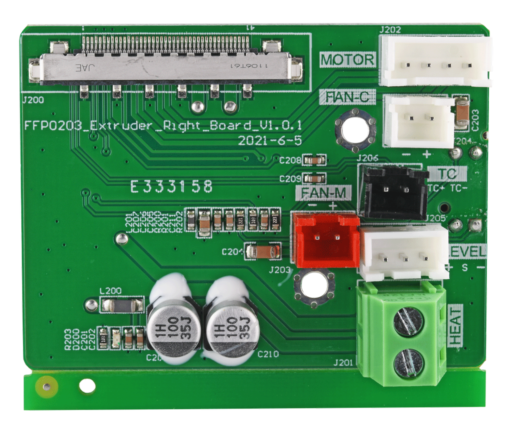 Flashforge Creator 3 Pro Left Extruder Board