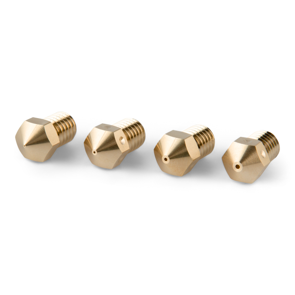 RepRap M6 Brass Nozzle 3mm -  0,4 mm - 4 pcs