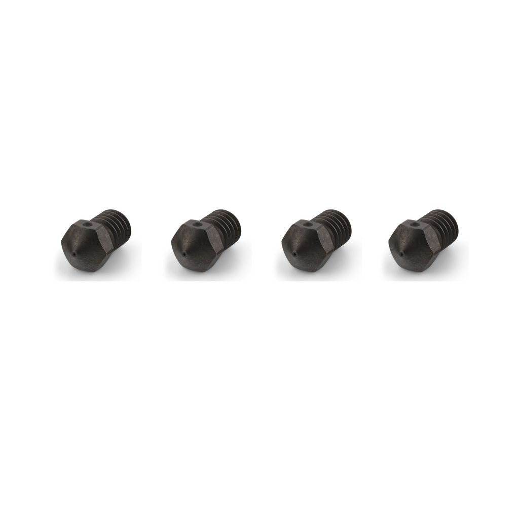 Boquilla endurecida RepRap M6 de 0,4 mm - 1,75 mm - 4 unidades