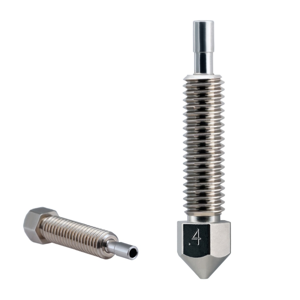 Boquilla Micro Swiss chapada en latón y resistente al desgaste para el hotend FlowTech™