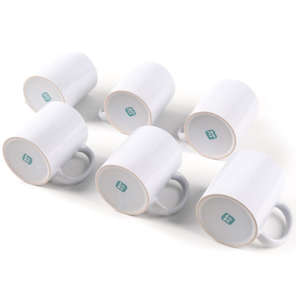 LOKLiK Sublimation Mugs - Blank - 325 ml - 6-pack