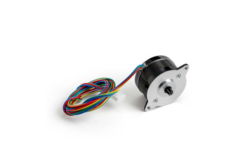 Motor paso a paso redondo BondTech Nema14 de 22 mm con engranaje de 7T
