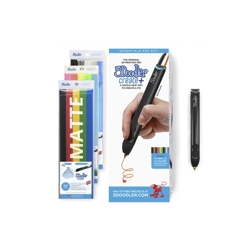 [8CPSBKEU3E] Lápiz 3D 3Doodler Pack «Create+ Essential Pen» STEAM