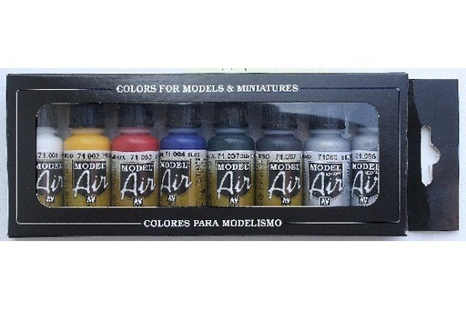 [441768] Juego de 8 colores para aerógrafo Vallejo