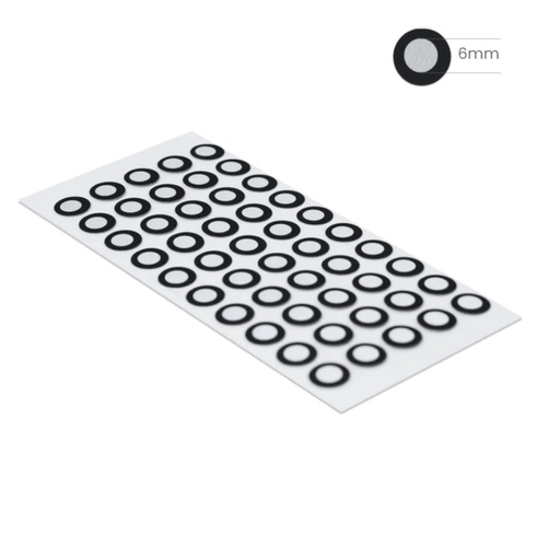 [MARKERS-INNER-DIAMETER-6-MM-OUTER-DIAMETER-10-MM-200-SINGLE-POINT-MARKER] Revopoint Highly Reflective Markers 6mm (Sticky)