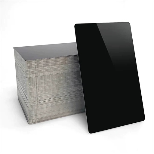[P5020246] xTool Glossy Black Aluminum Business Cards (300pcs)