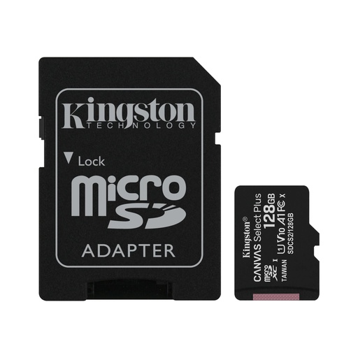 [SDCS3-128GB] Kingston Canvas Select Plus microSD - 128 GB