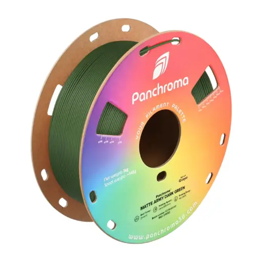 [CA04010] Panchroma™ PLA Mate Ejército - Filamento para impresión 3D - 1,75 mm (1 kg) - Verde oscuro militar