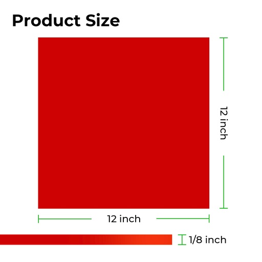 [P5020116] xTool 3 mm Red Acrylic Sheets (3-Pack)