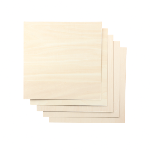 [33045] Snapmaker Basswood Sheet-A350 / 300x300x1,5mm / 5-pack