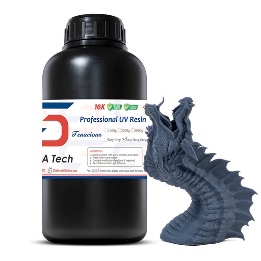 [ST0047] Siraya Tech - Tenacious Easy Navy Grey - 1KG Resin