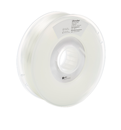 [1647] Ultimaker Nylon - 2.85 mm - 750 g - Transparent