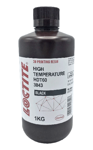 [2596649] Resina Loctite 3D 3843 HDT60 negro mate - 1 kg