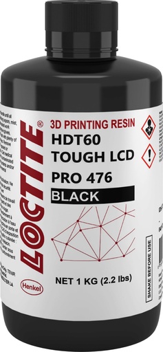 [2737962] Resina Loctite 3D PRO476 negra - 1 kg