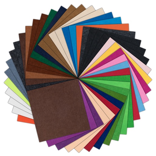 [SG-MZP-0012-US-L-B2B] LOKLiK Felt Sheet Bundle 1.0 mm - Mix Color - 42 pack