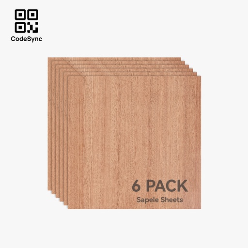 [B-YA004] Bambu Lab 3mm Sapele Plywood (6PCS)