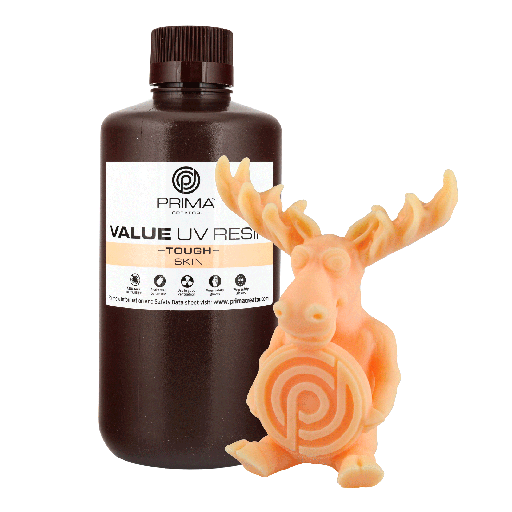 [PV-RT-B405-1000-SK] PrimaCreator Value Tough UV Resin (ABS Like) - 1 kg - Skin