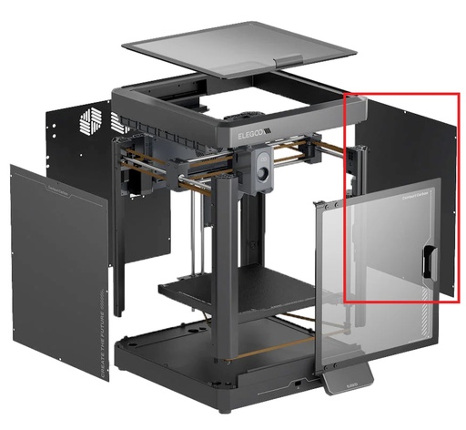 [03.202.0127] Elegoo Centauri Carbon Right Sealing Plate