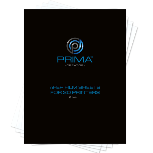 [PC-NFEP-200-270-2P] PrimaCreator nFEP Film Sheets for 3D Printers - 200 x 270 mm - 2-pack