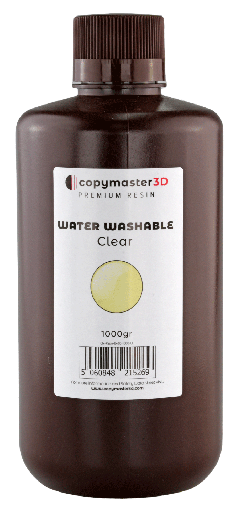 [CM-WW-B405-1000-CL] Copymaster3D Water Washable UV Resin - 1 kg - Clear