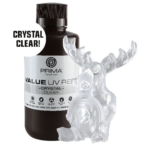 [PV-RC-B405-0500-CL] Resina UV PrimaCreator Value Crystal - 500 ml - Transparente