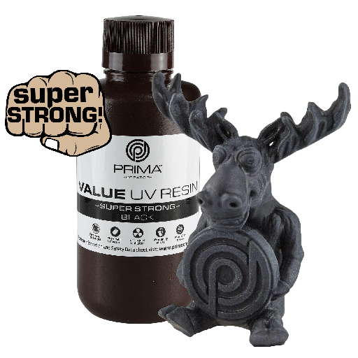 [PV-SS-B405-0500-BK] PrimaCreator Super Strong UV Resin - 500 g - Black