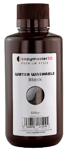 [CM-WW-B405-0500-BK] Copymaster3D Resina UV lavable con agua - 500 ml - Negro
