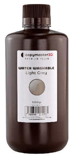 [CM-WW-B405-1000-LG] Copymaster3D Resina UV lavable con agua - 1000 ml - Gris claro