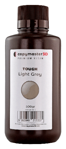 [CM-RT-B405-0500-LG] Copymaster3D Resina resistente a los rayos UV - 500 ml - Gris claro