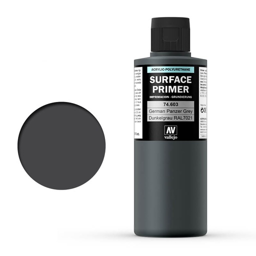 [73603] Vallejo Acrylic Primer German Panzer Grey 60 ML