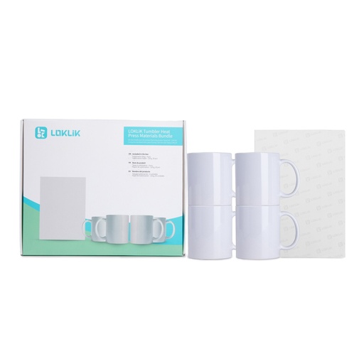 [SG-RYJPJ-0006-US-L-B2B] LOKLiK Starter Pack for Tumbler Heat Press