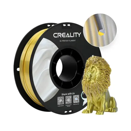 [3301120012] Creality CR-PLA Silk | 3D printing filament | 1.75 mm (1 kg) | Gold and silver