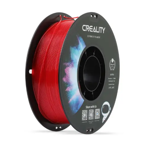 [3301040034] Creality CR-TPU - Filamento para impresión 3D - 1,75mm (1Kg) - Rojo