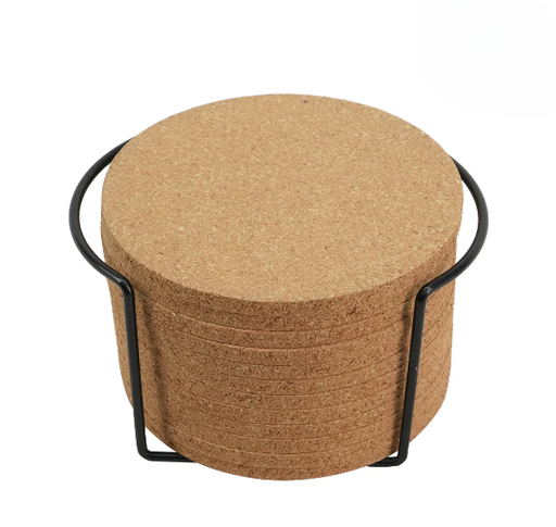 [ALCC100-5] AlgoLaser Round Cork Coaster (12 pcs)