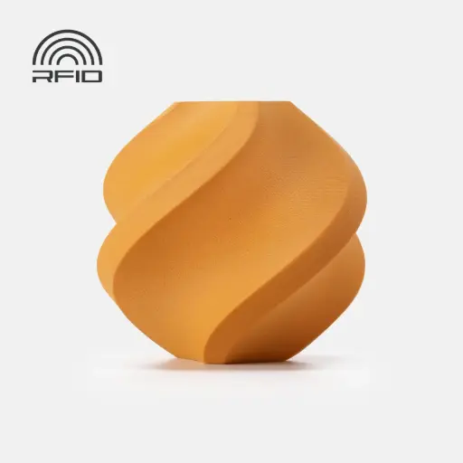 [A16-Y0-1.75-1000-SPL] Bambu Lab PLA Wood - Filamento para impresión 3D - 1,75mm (1Kg) – Amarillo ocre