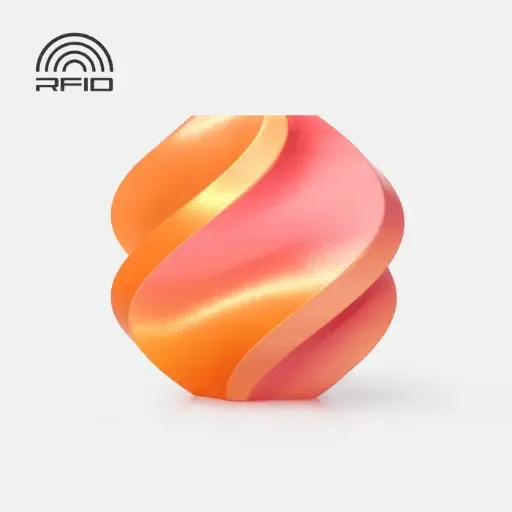 [A05-T1-1.75-1000-SPL] Bambu Lab PLA Silk Multi-Colour – 3D printing filament – 1.75 mm (1 kg) – Gilded Rose (rose gold)