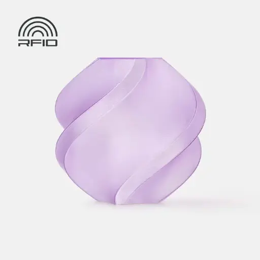 [G01-P0-1.75-1000-SPL] Bambu Lab PETG Translucent - Filamento para impresión 3D - 1,75mm (1Kg) – Morado translúcido