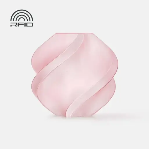 [G01-P1-1.75-1000-SPLFREE] Bambu Lab PETG Translucent Refill - 3D printing filament - 1.75mm (1Kg) – Pink translúcido