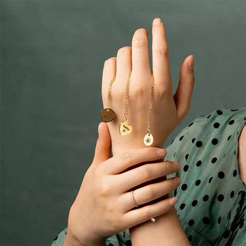[P5020032] xTool Heart-Shaped Pendant - Gold, Silver, & Rose Gold - 30pcs
