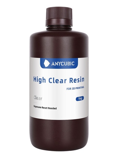 [STMGCL-102B] Anycubic - Resina de alta transparencia, 1 kg