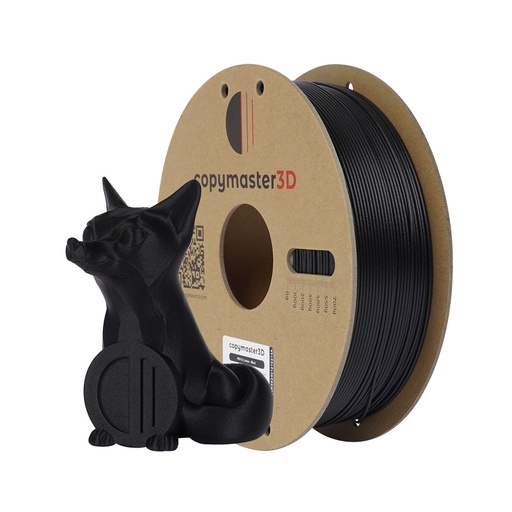 [CM-CCPG-001-1-175] Copymaster3D PETG Carbon | Filamento para impresión 3D | 1,75 mm (1 kg) | Negro