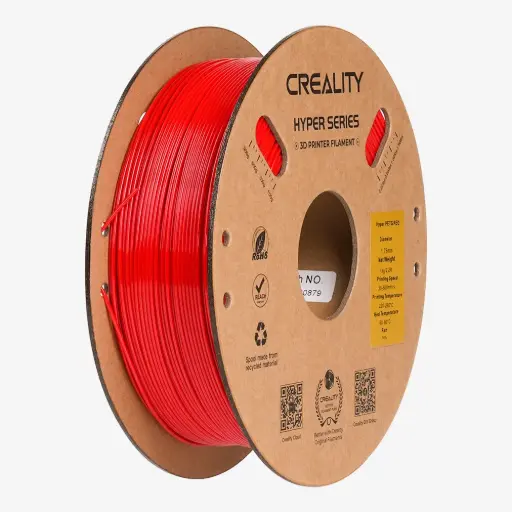 [3301030072] Creality Hyper PETG - 3D printing filament - 1.75mm (1Kg) – Red