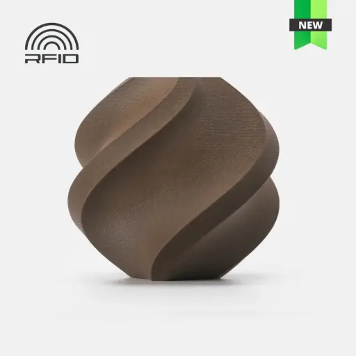 [A16-K0-1.75-1000-SPL] Bambu Lab PLA Wood - Filamento para impresión 3D - 1,75mm (1Kg) – Nogal negro